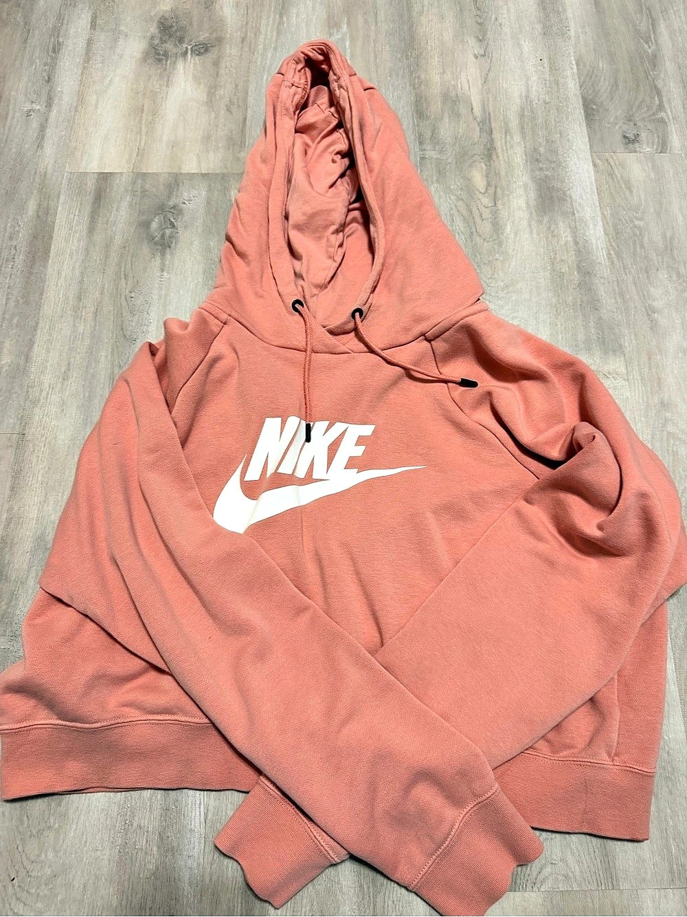 Nike Sportswear Club Fleece Pullover Hoodie Orange Large